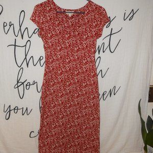 See You Monday Body Con Midi Dress Sz MD